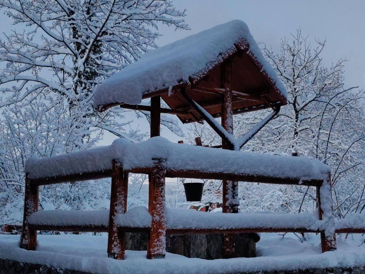 Вилла Brunarica Biopark -Log House Biopark Гросупле Экстерьер фото